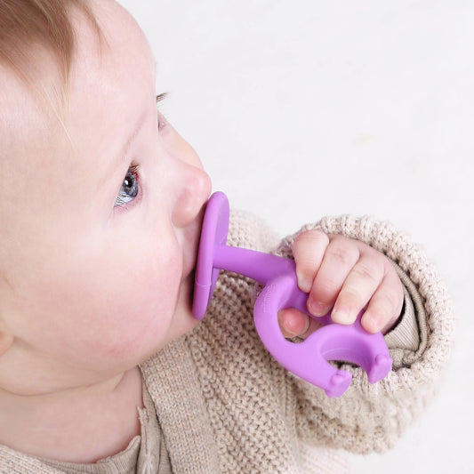 Dansende Elefant Biteleke - Lilla