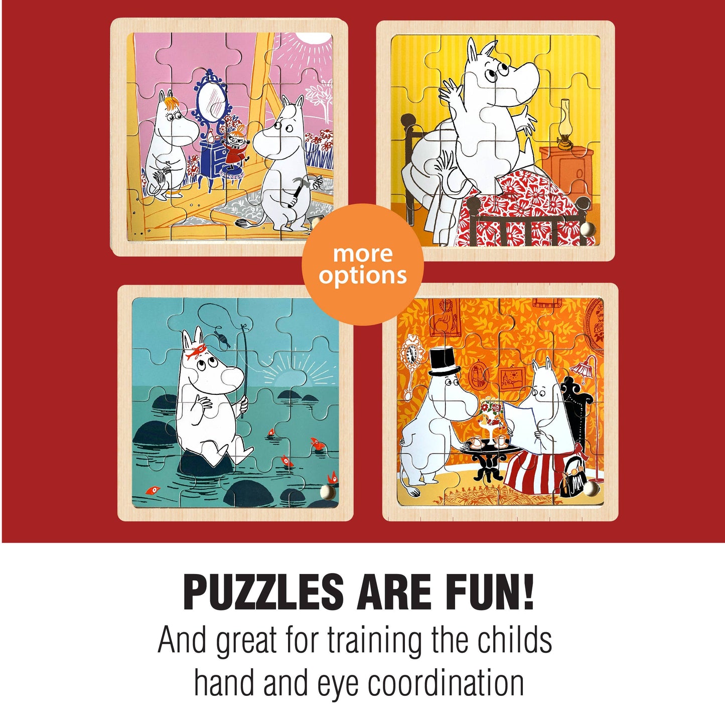 Moomin puslespill - Klem