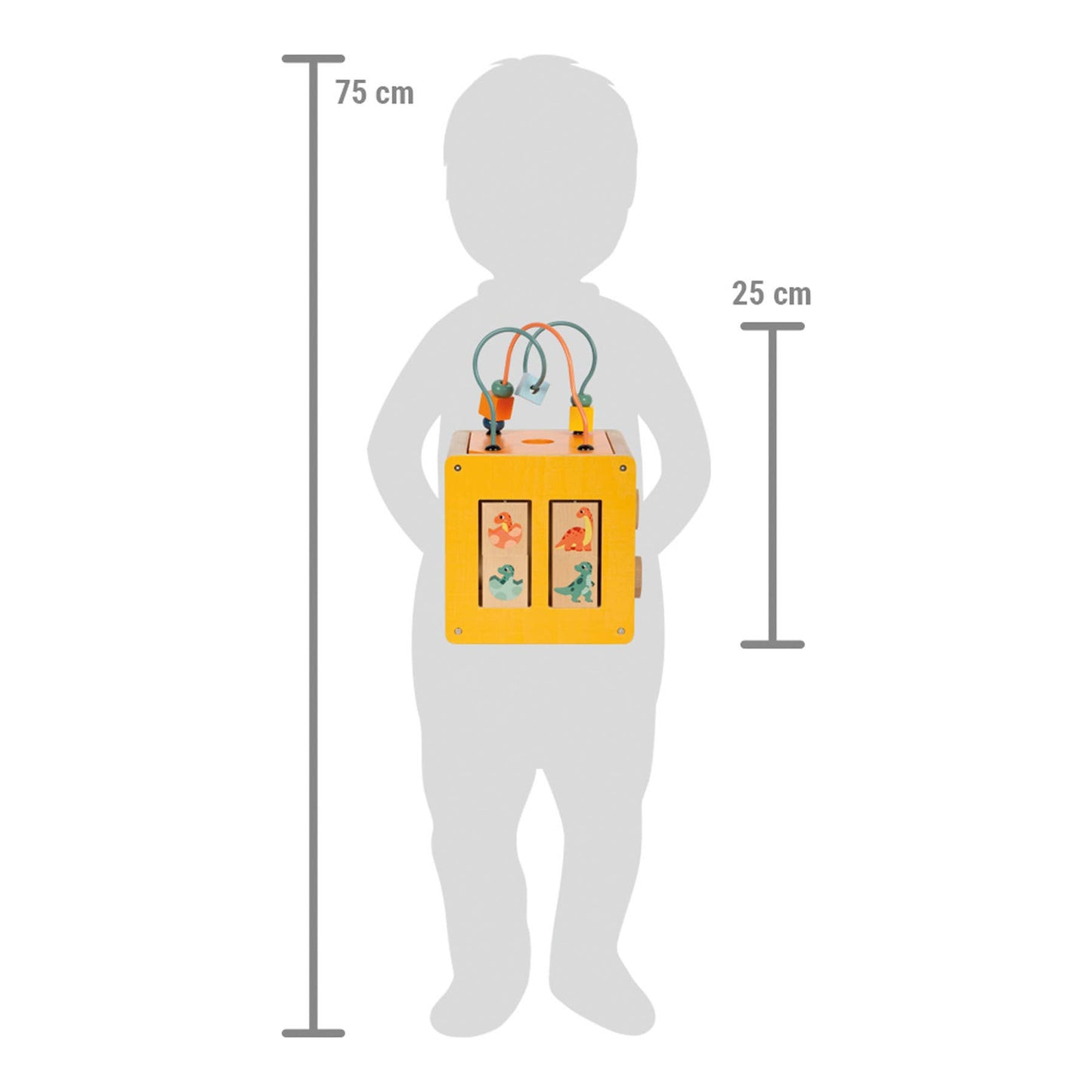 Motorikk-kube - dinosaur
