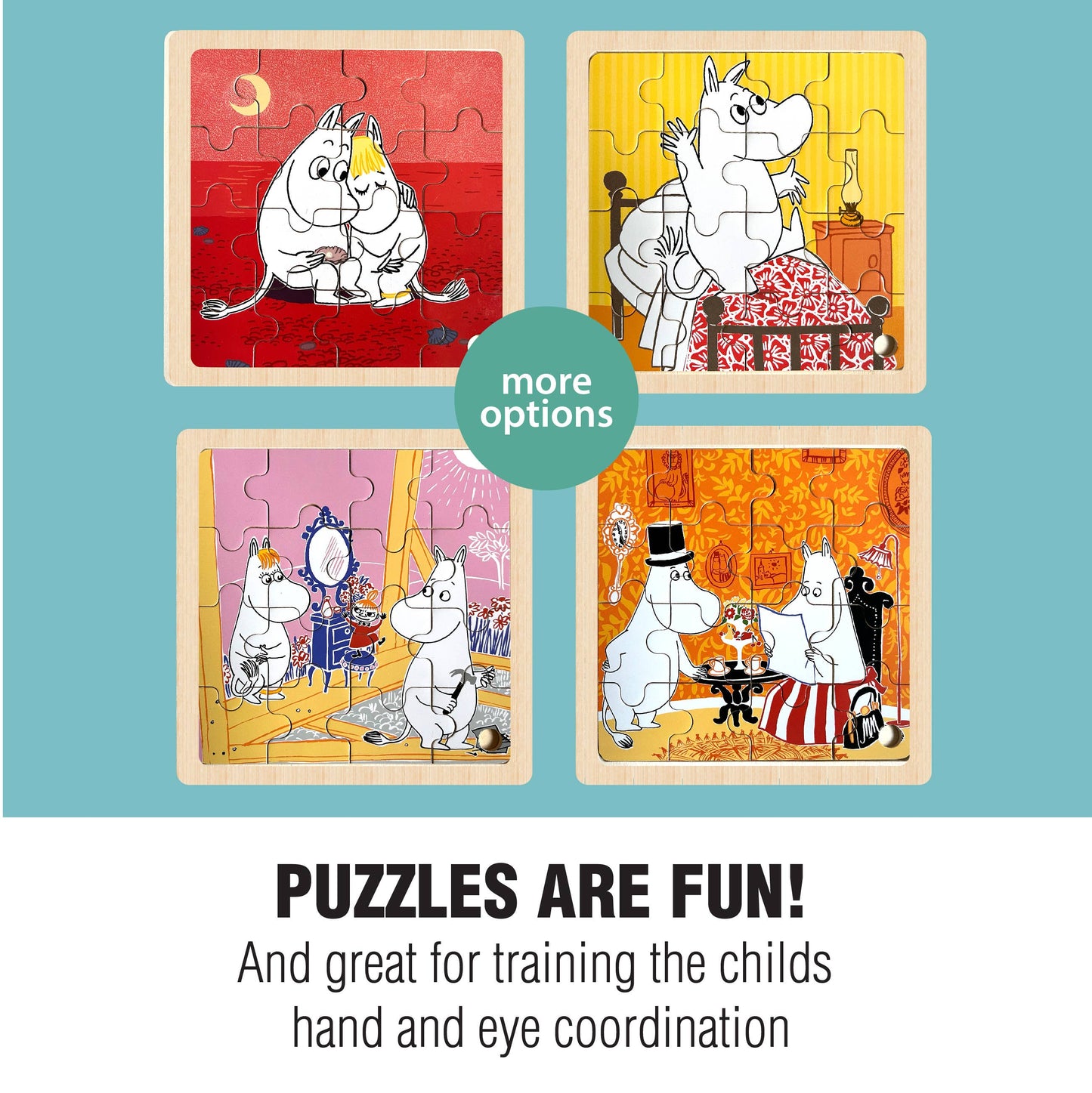 Moomin puslespill - Fisking