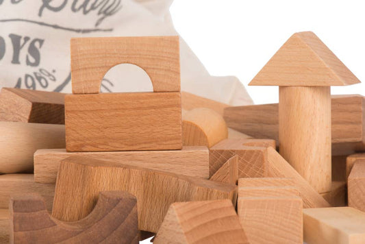 Natur byggeklosser - 100pk