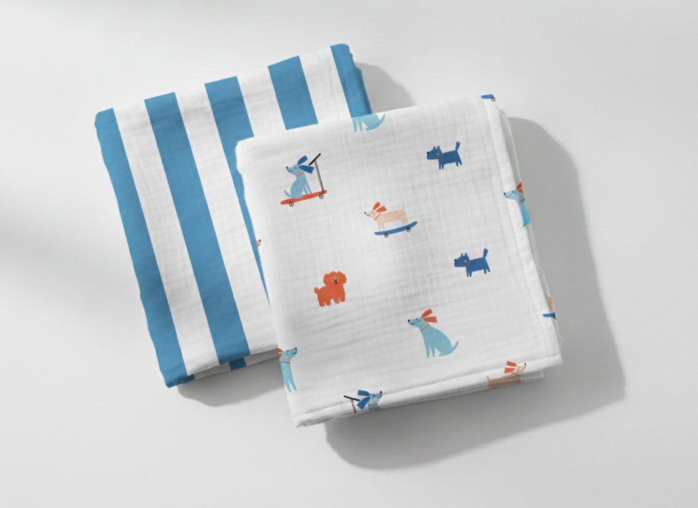 Musselinklut 60x60 - Hundeklubben 2pk