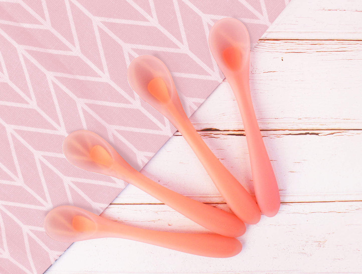 Silikonskje 2pk - Rosa