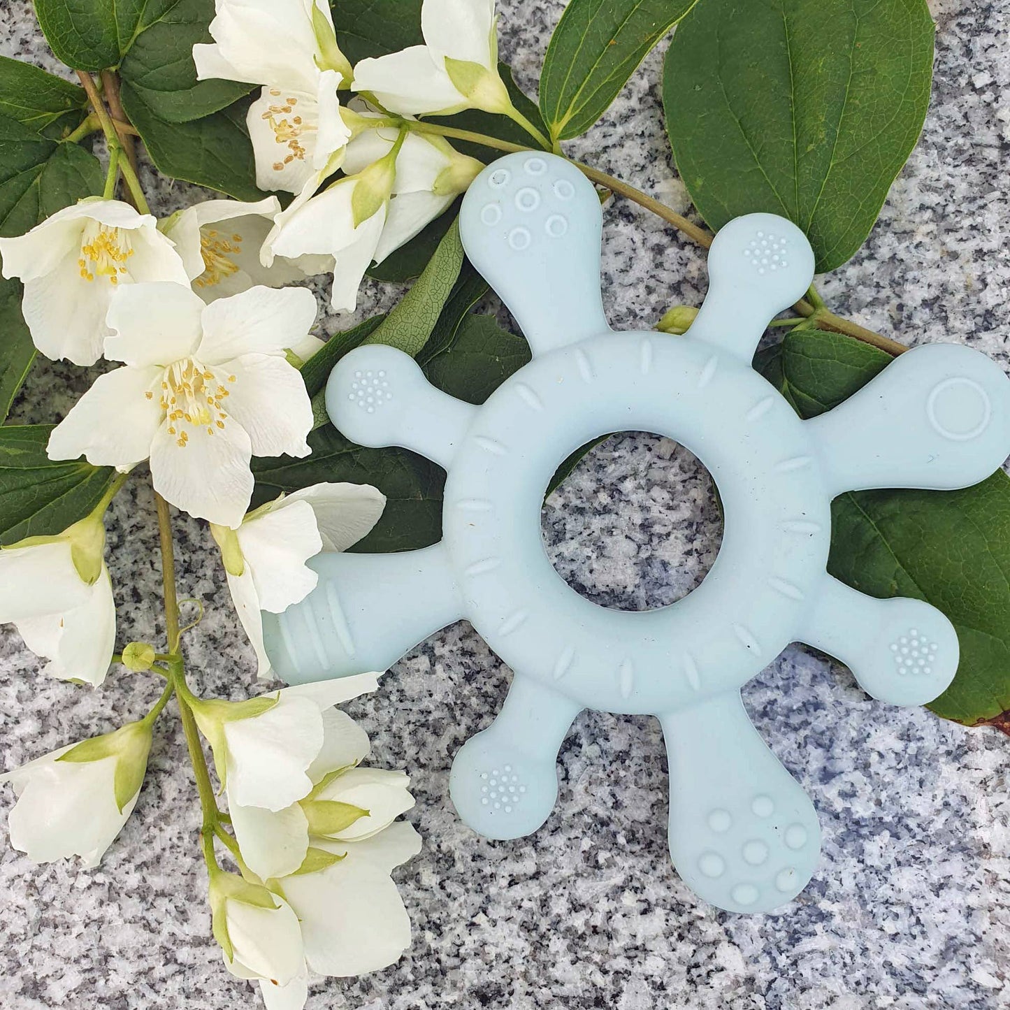 Bitering i silikon - blå