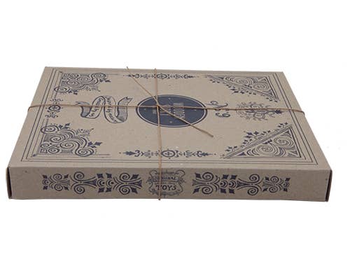 Natur byggeklosser med brett - 54pk