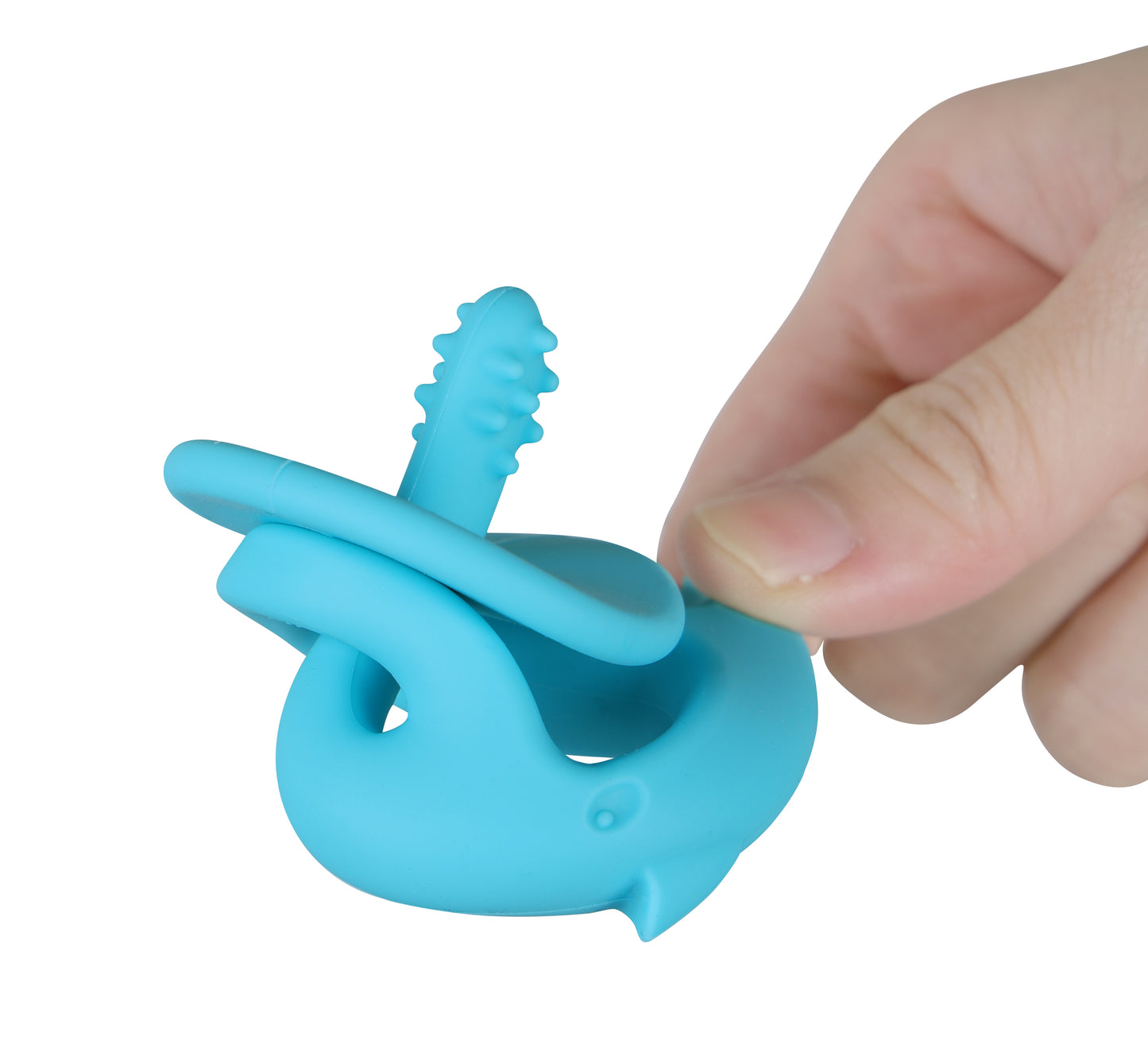 Dansende Elefant Biteleke - Blå