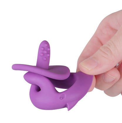 Dansende Elefant Biteleke - Lilla