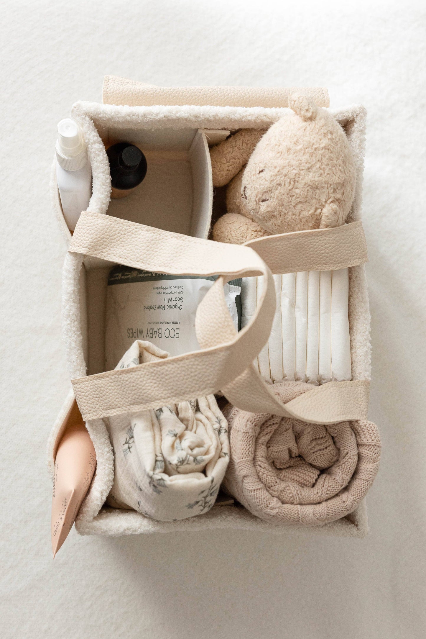 Stellebag // Diaper Caddy - Hvit