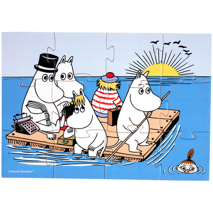 Moomin - 4 puslespill i tre