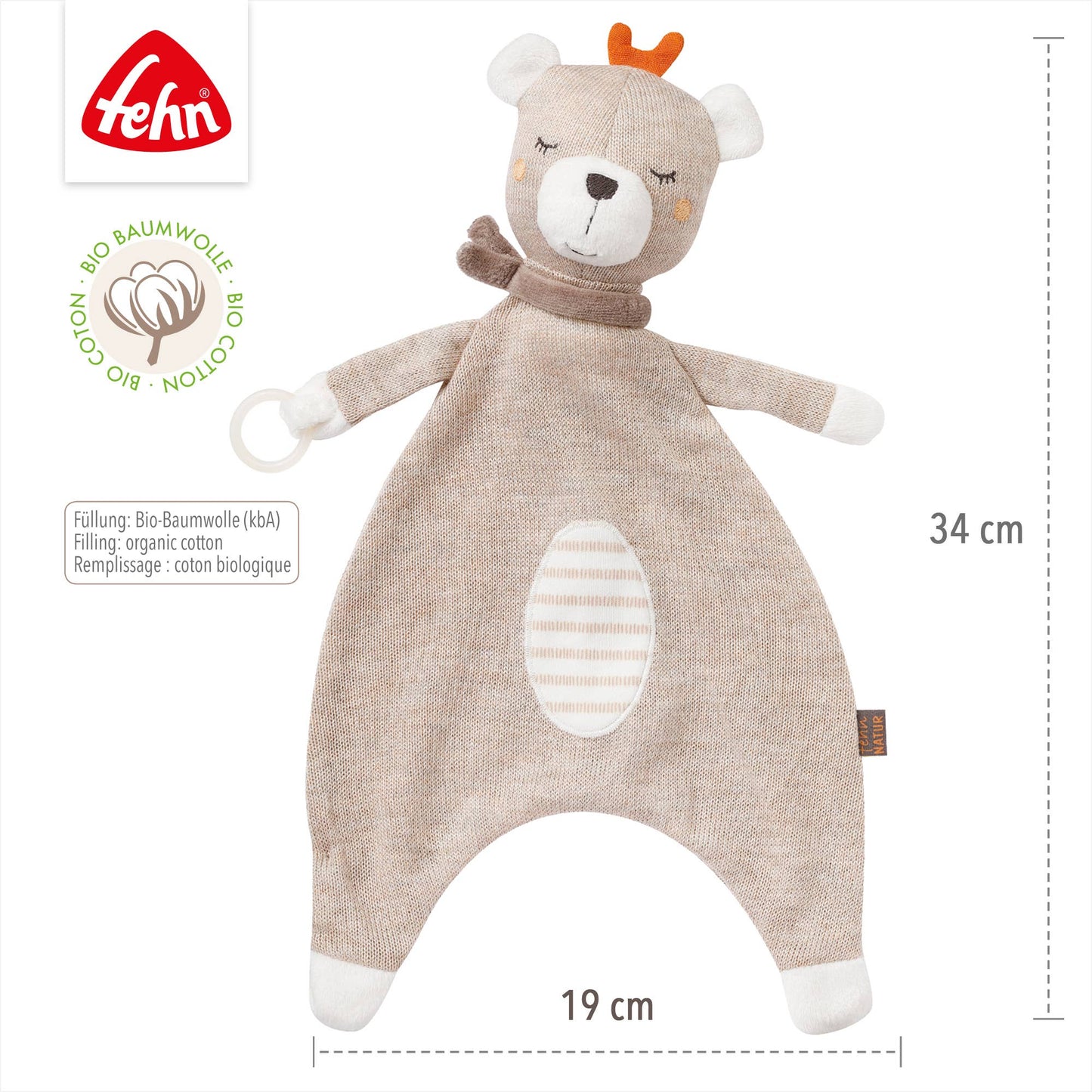Koseklut - Beige bjørn