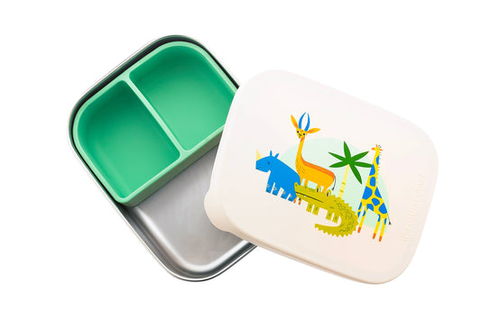 Matboks i rustfritt stål - Dinosaur