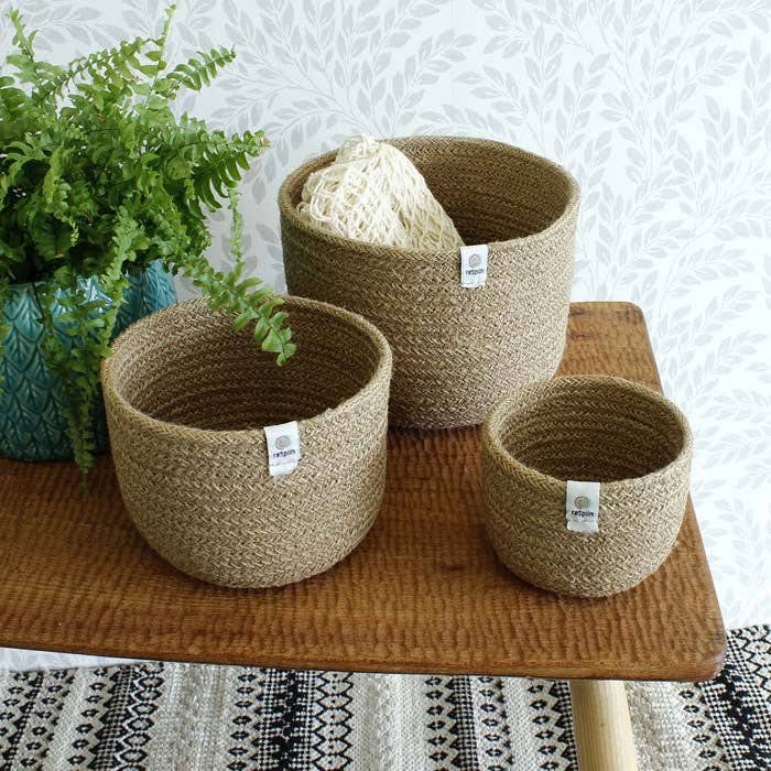 3pk høye jutekurver - Nøytral