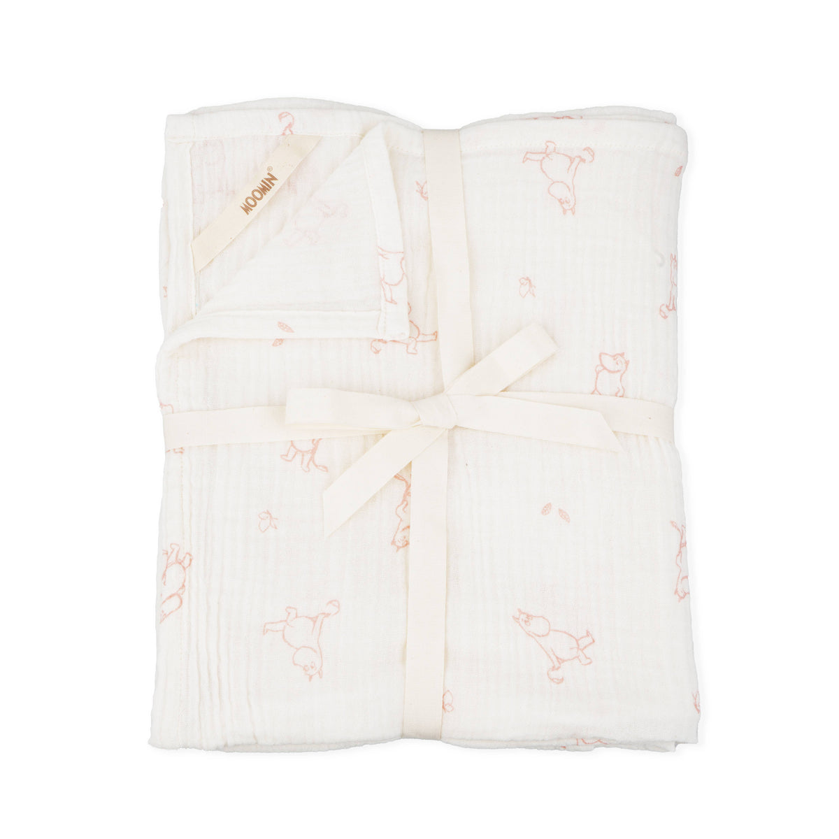 Moomin Muslin Blanket 120x120cm - Pink