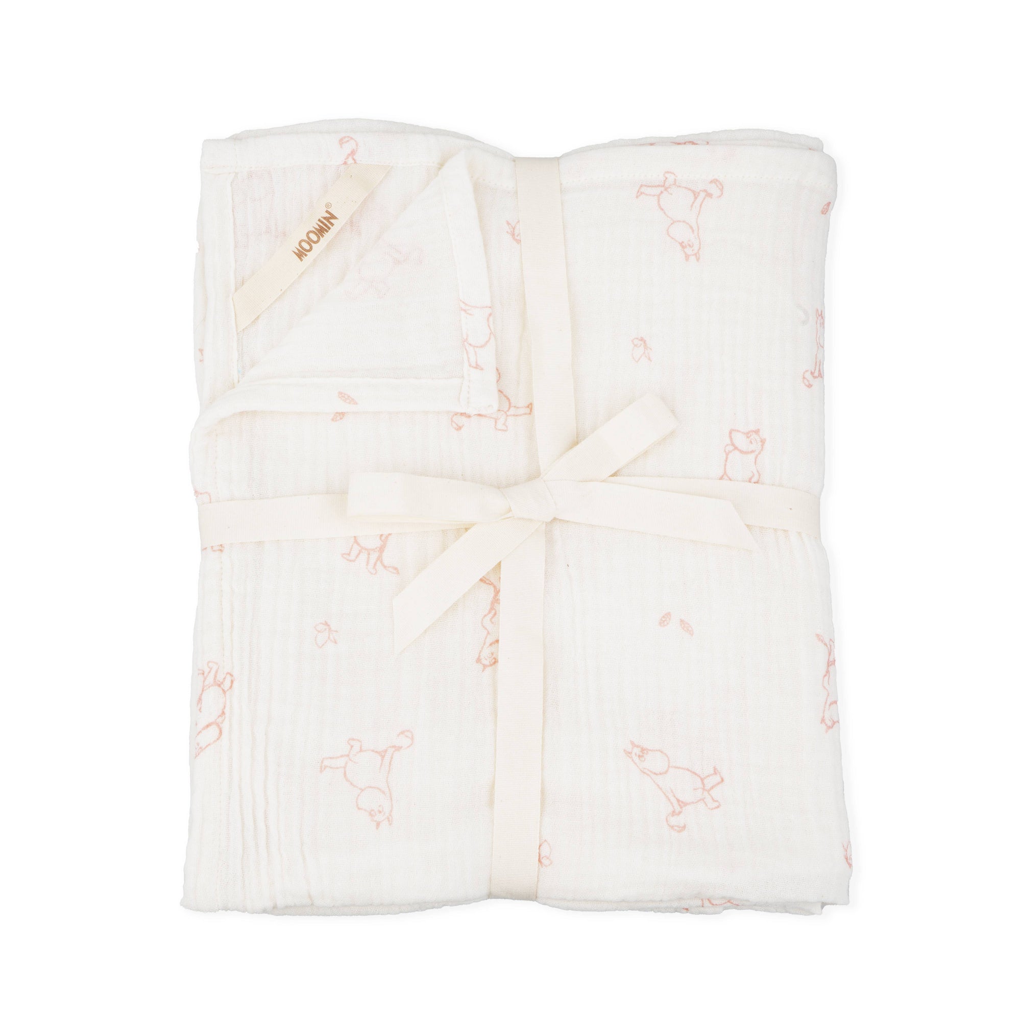 Mummi musselinteppe 120x120cm - Rosa