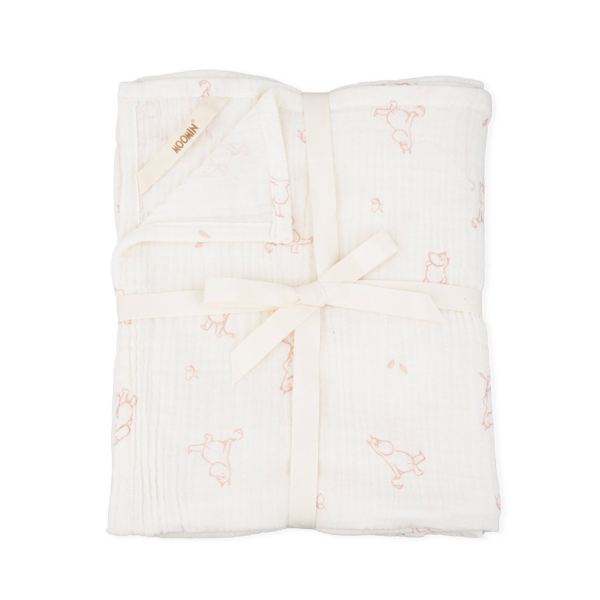 Mummi musselinteppe 120x120cm - Rosa