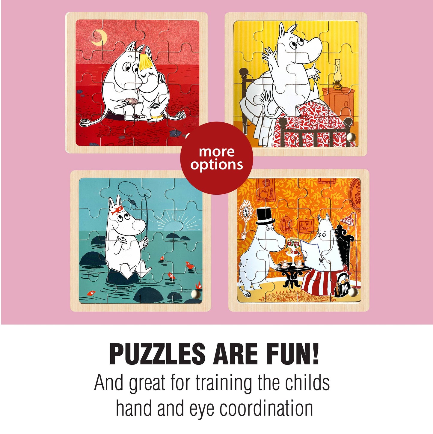 Moomin puslespill - Oppussing