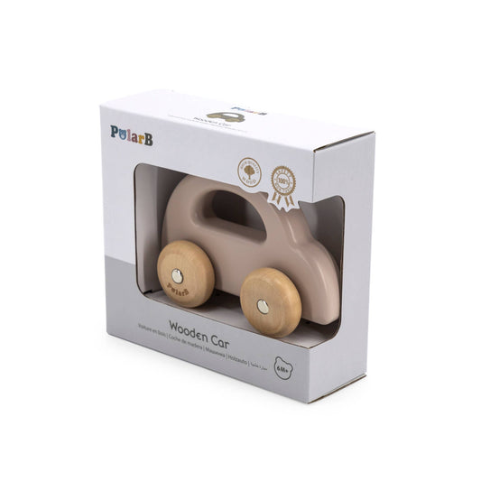 Beige lekebil