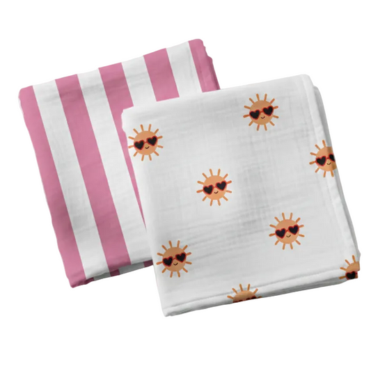 Musselinklut 60x60 - Solstråle 2pk