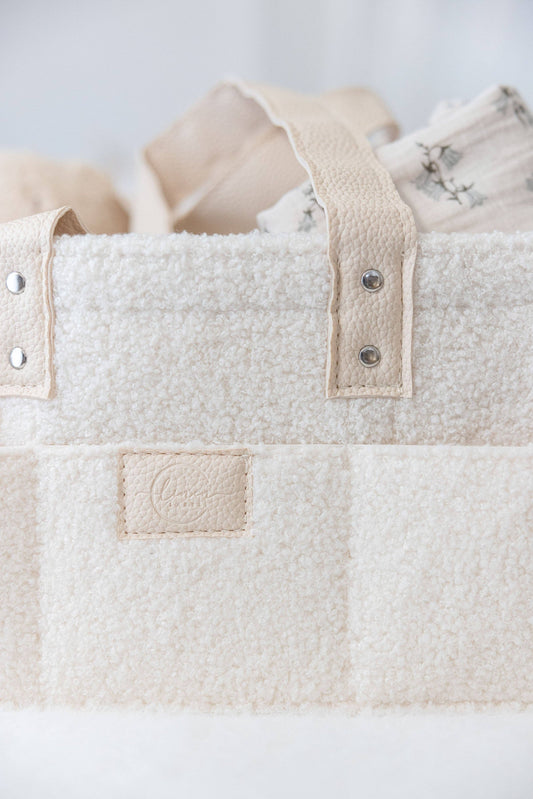Stellebag // Diaper Caddy - Hvit