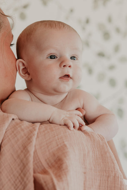 Musselinkluter 70x70 2pk - Blush