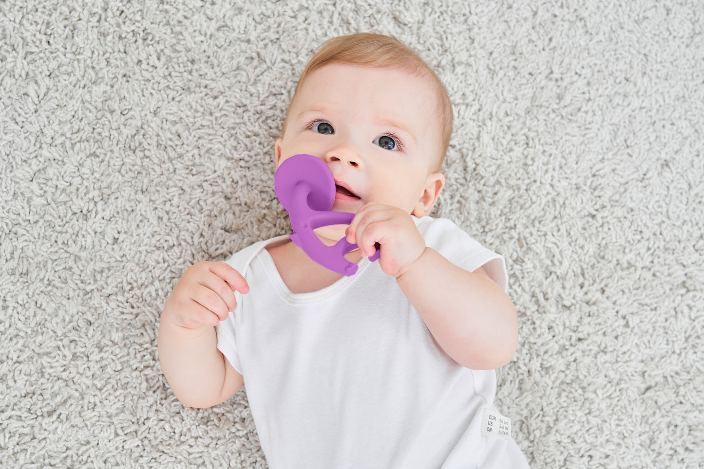 Dansende Elefant Biteleke - Lilla