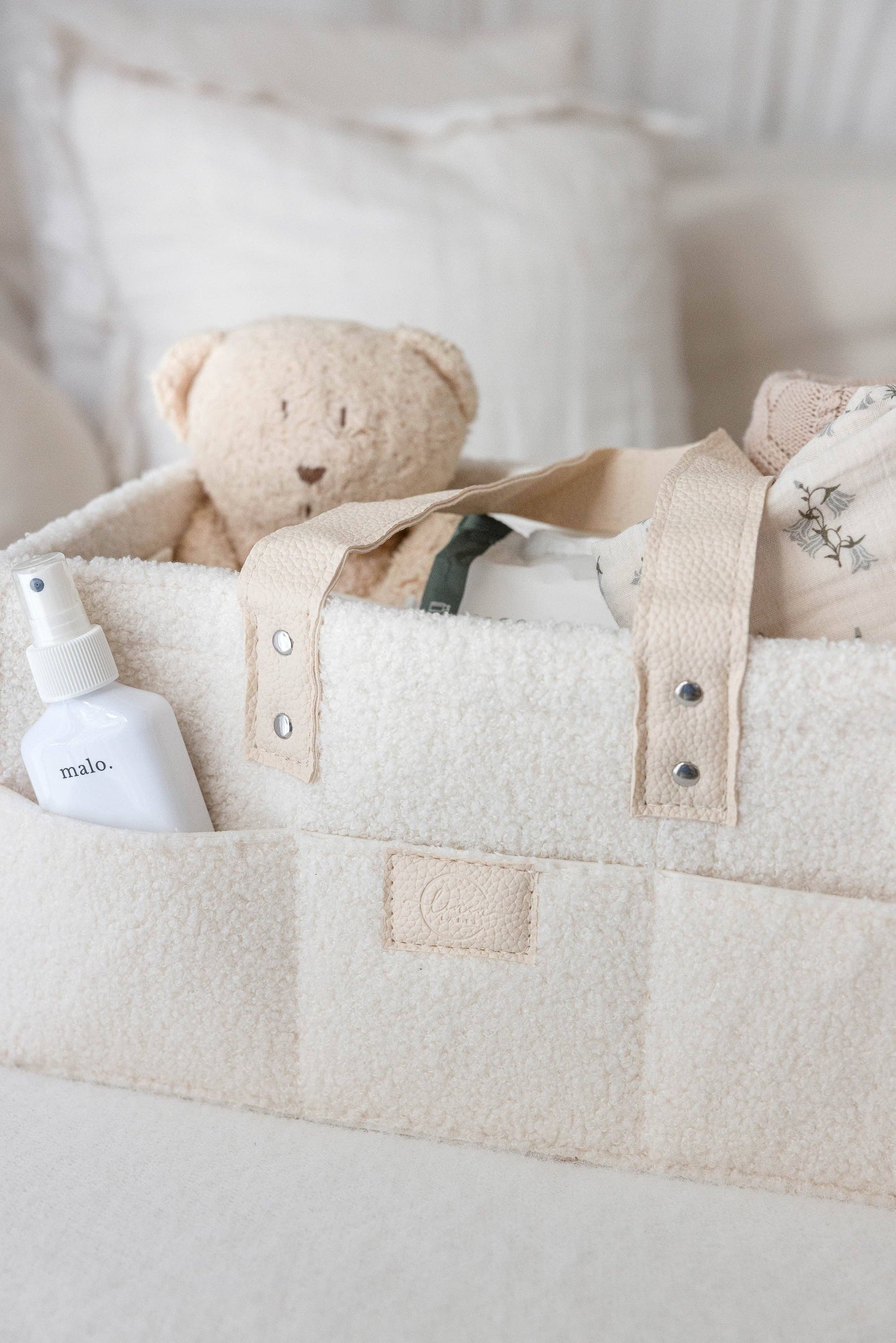 Stellebag // Diaper Caddy - Hvit