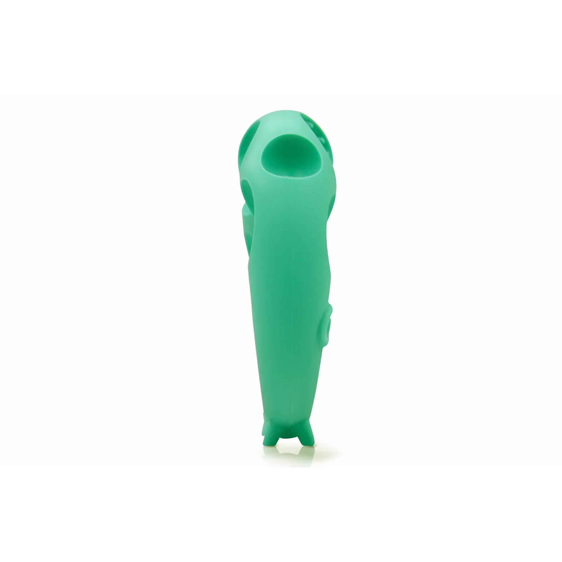 Teal silikon fiskformet telefondeksel fra 3pk geometri biteleker med matgradert silikon som tåler oppvaskmaskin