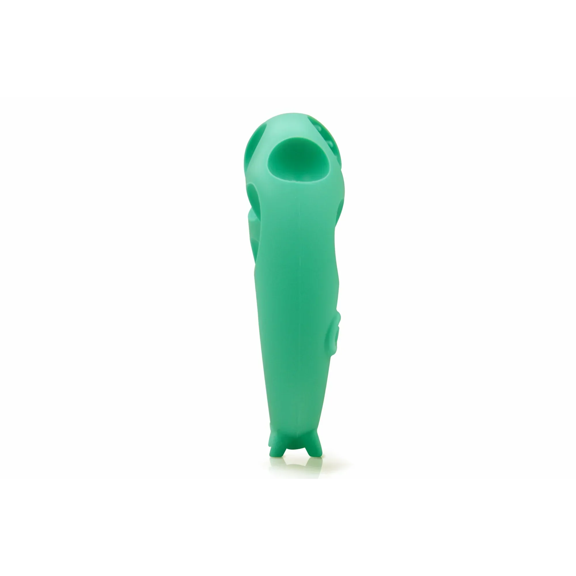 Teal silikon fiskformet telefondeksel fra 3pk geometri biteleker med matgradert silikon som tåler oppvaskmaskin