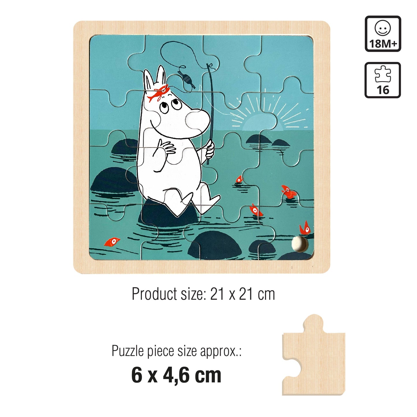 Moomin puslespill - Fisking