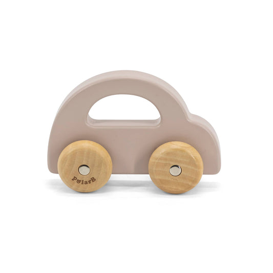 Beige lekebil