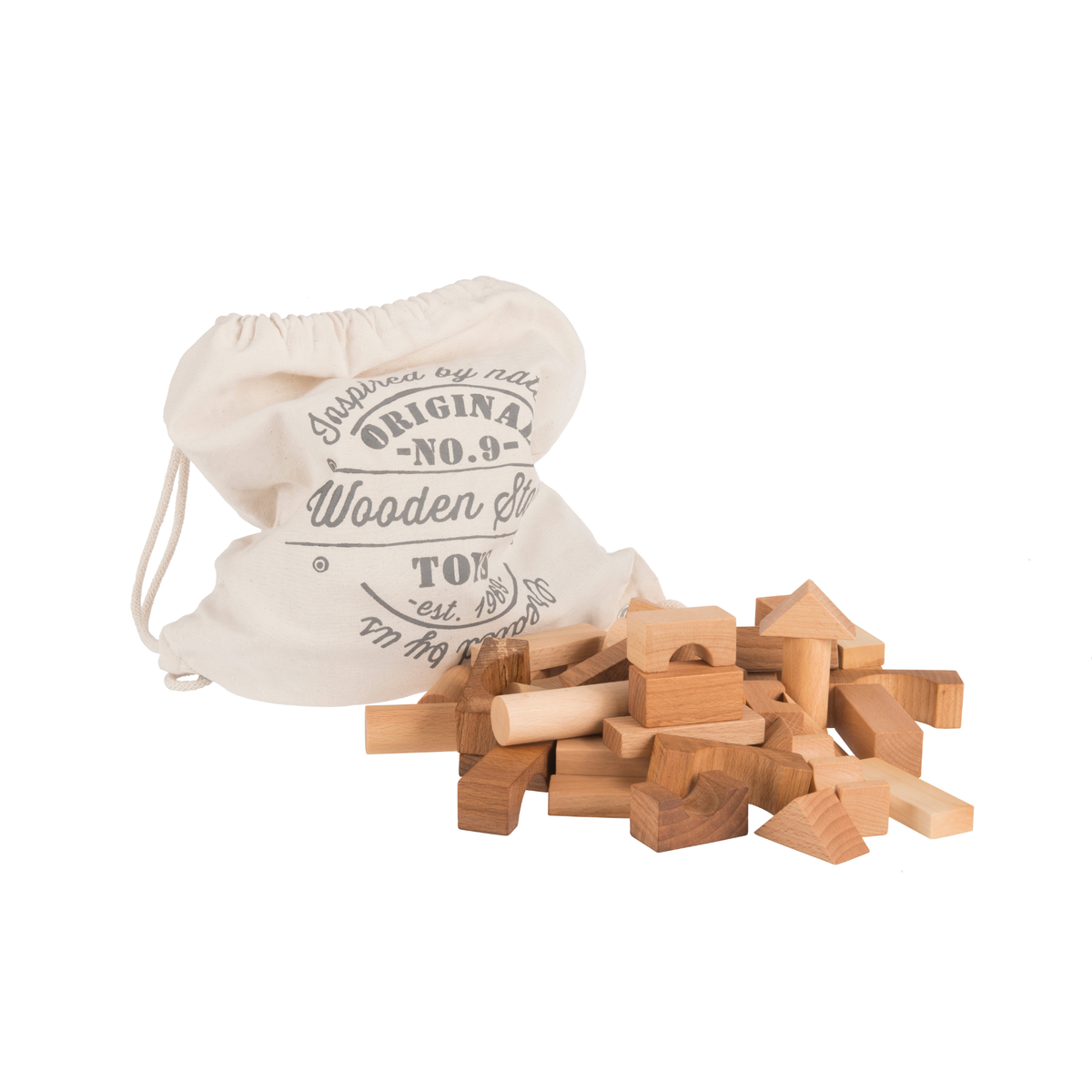 Natural building blocks - 100pc
