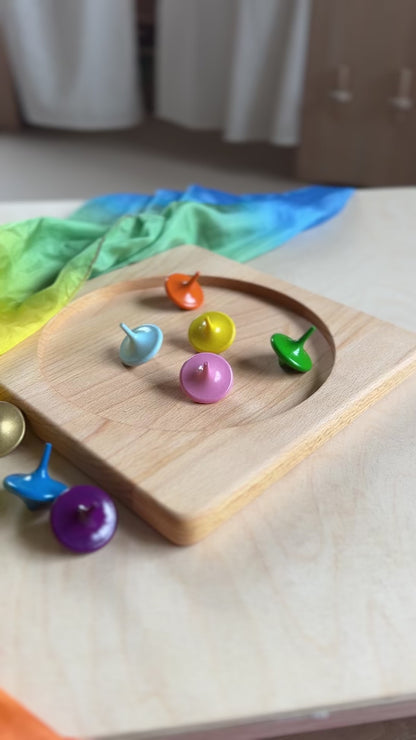 Colorful Spinning Tops