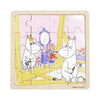 Et robust trepuslespill med søtt mummi-motiv i pastellfarger fra Barbo Toys oppussing