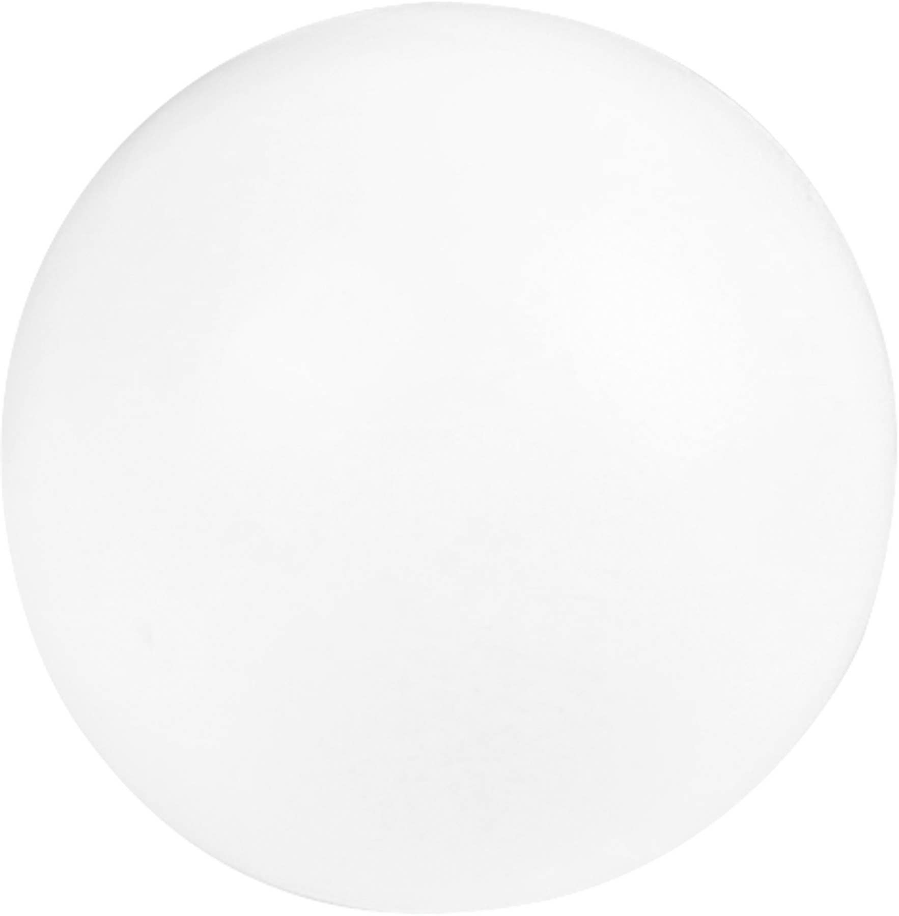 Stableregnbue hvit trekule med matt finish og glatt overflate perfekt for robuste regnbuen og eksempelvis lage lek